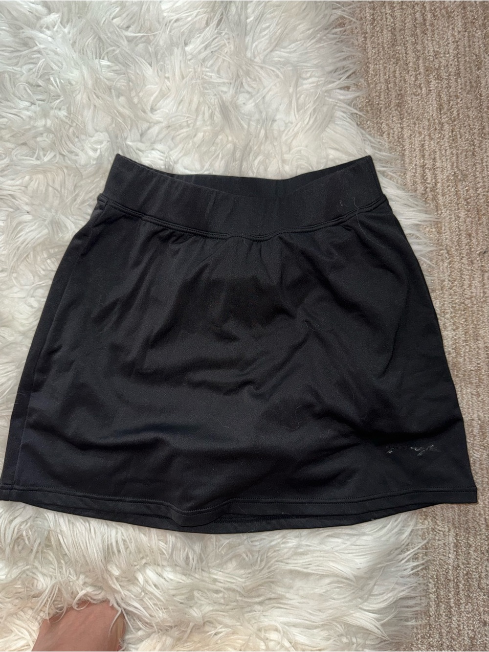 YOUNG LA Black Mini Skort